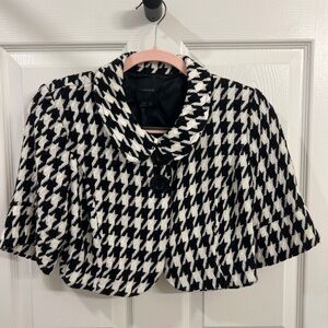 My Michelle houndstooth bolero jacket